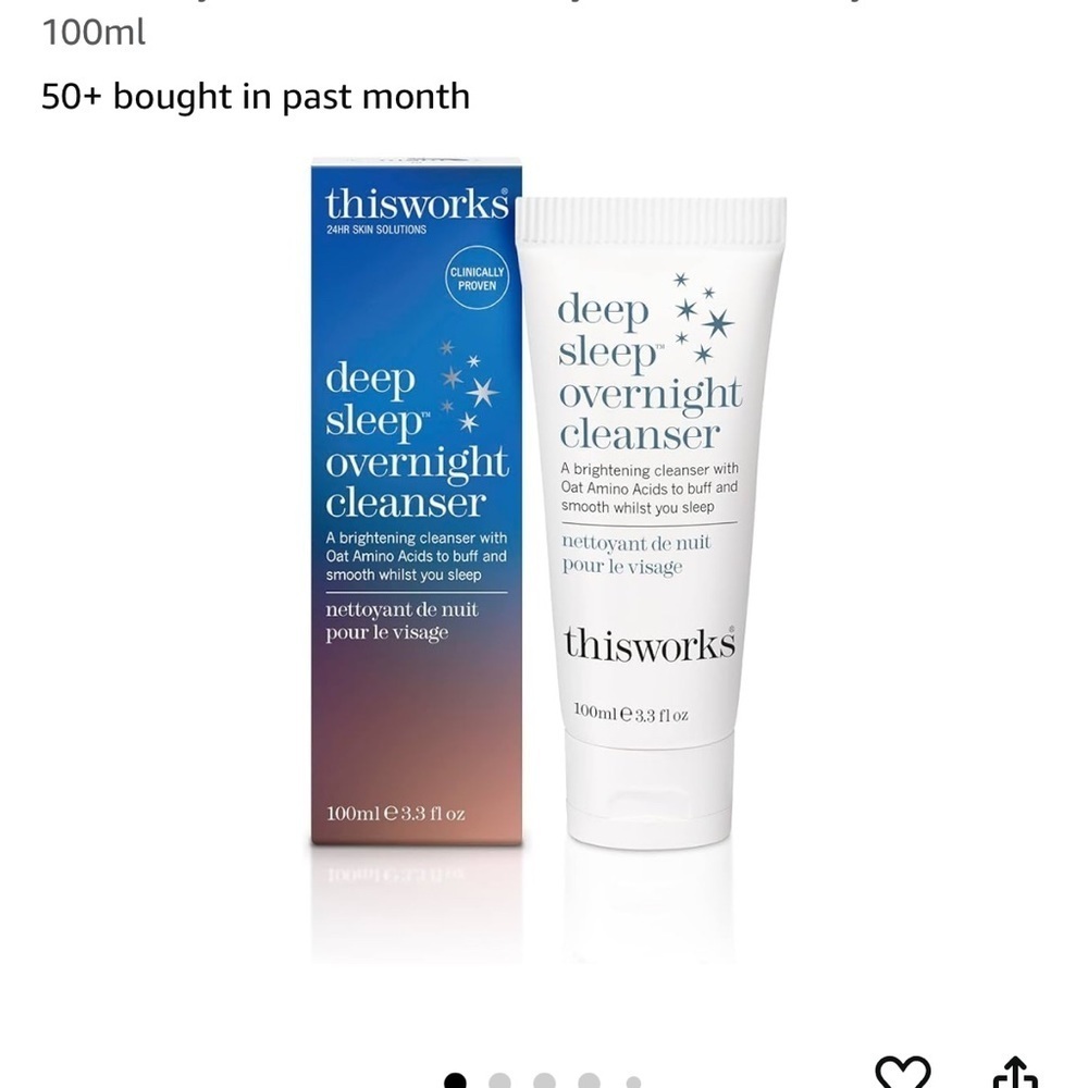 Thisworks deep sleep overnight cleanser
